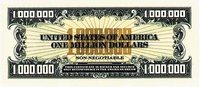 American Bank Note Company - Билет на 1 млн. долларов - 2